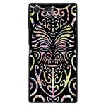Coque souple pour sony xperia xz premium avec impression motifs tiki