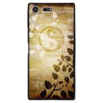 Coque souple pour sony xperia xz premium avec impression motifs yin et yang