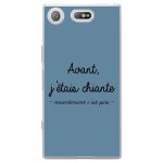 Coque souple pour sony xperia xz1 compact avec impression motifs avant, j'�tais
