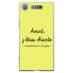 Coque souple pour sony xperia xz1 avec impression motifs avant, j'�tais chiante