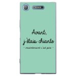 Coque souple pour sony xperia xz1 avec impression motifs avant, j'�tais chiante