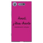 Coque souple pour sony xperia xz1 avec impression motifs avant, j'�tais chiante