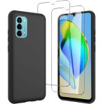 Coque souple tpu noire + 2 verres tremps pour zte blade v40 vita / blade a72 4g (6, 75 pouces)