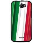 Coque souple pour wiko barry avec impression motifs drapeau de l'italie