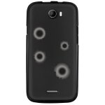Coque souple pour wiko barry avec impression motifs impacts de balles