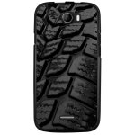 Coque souple pour wiko barry avec impression motifs pneu