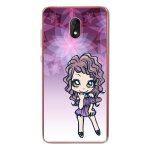 Coque souple pour wiko lenny 5 avec impression motifs manga fille violetta