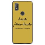 Coque souple pour wiko view 2 avec impression motifs avant, j'tais chiante or