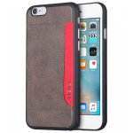 Coque souple xlevel vintage card pour iphone 6s plus coloris gris