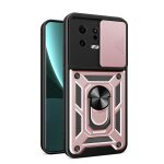 Coque de t�l�phone avec couvercle coulissant pour xiaomi 13, or rose