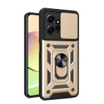 Coque de t�l�phone avec design de couverture coulissante pour xiaomi redmi note 12 4g, or
