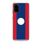 Coque t�l�phone drapeau du laos samsung galaxy s21 plus