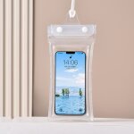Coque de tlphone etanche, pochette flottante de natation, pour iphone 13 14 15 16 pro samsung s23 s25 ...