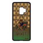 Coque telephone pour galaxy s9 en bois silicone j'peux pas y'a basket je supporter etui bd jpeux violet ...