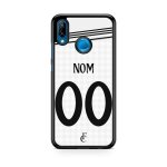Coque de t�l�phone pour huawei p smart 2019 maillot de football de real madrid domicile personnalisable ...