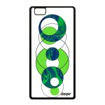 Coque telephone pour huawei p8 lite 2015 silicone marbre portable design effet personnalis� geometrie ...