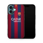 Coque de t�l�phone pour iphone 16 plus fc barcelone football ecusson messi suarez neymar club ronaldo ...