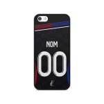 Coque de t�l�phone pour iphone 5 / 5s / se 2017 maillot de football de lyon ext�rieur personnalisable ...