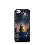 Coque de t�l�phone pour iphone 5c la belle et la bete disney dessin anim� rose eternelle ref 2664