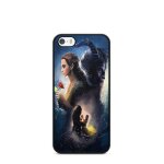 Coque de t�l�phone pour iphone 5c la belle et la bete disney dessin anim� rose eternelle ref 3148