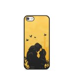 Coque de t�l�phone pour iphone 5c la belle et la bete disney dessin anim� rose eternelle ref 607