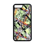 Coque telephone iphone 7 plus silicone carreau tartan vert ecossais motif original color� portable housse ...