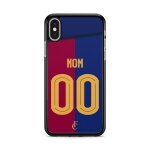Coque de t�l�phone pour iphone xr maillot de football de barcelone domicile personnalisable ronaldo messi ...