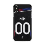 Coque de t�l�phone pour iphone xs max maillot de football de lyon ext�rieur personnalisable ronaldo messi ...
