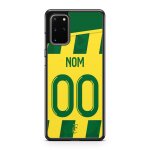 Coque de t�l�phone pour samsung galaxy a12 maillot de football de nantes domicile personnalisable ronaldo ...