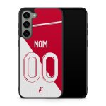 Coque de t�l�phone pour samsung galaxy a36 maillot de football de monaco domicile personnalisable ronaldo ...