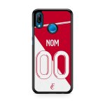Coque de t�l�phone pour samsung galaxy a40 maillot de football de monaco domicile personnalisable ronaldo ...