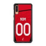Coque de t�l�phone pour samsung galaxy a70 maillot de football de rennes domicile personnalisable ronaldo ...
