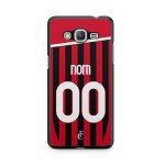 Coque de t�l�phone pour samsung galaxy j5 2016 ( j510 ) maillot de football de milan domicile personnalisable ...