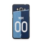Coque de t�l�phone pour samsung galaxy j7 2016 ( j710 ) maillot de football de le havre domicile personnalisab ...