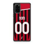 Coque de t�l�phone pour samsung galaxy note 10 lite maillot de football de milan domicile personnalisable ...