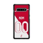 Coque de t�l�phone pour samsung galaxy s10 plus maillot de football de monaco domicile personnalisable ...