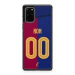 Coque de t�l�phone pour samsung galaxy s20 fe maillot de football de barcelone domicile personnalisable ...