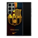 Coque de tlphone pour samsung galaxy s22 ultra fc barcelone football ecusson messi suarez neymar club ...