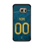Coque de t�l�phone pour samsung galaxy s6 edge maillot de football de marseille om ext�rieur personnalisable ...