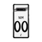 Coque de t�l�phone pour samsung galaxy s8 maillot de football de real madrid domicile personnalisable ...
