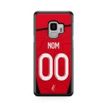 Coque de t�l�phone pour samsung galaxy s9 maillot de football de rennes domicile personnalisable ronaldo ...