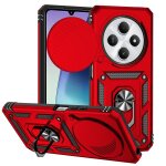 Coque de t�l�phone avec support coulissant pour redmi 14c 4g, rouge