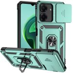 Coque de t�l�phone avec support coulissant pour xiaomi redmi 13c, vert