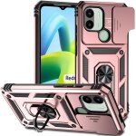 Coque de t�l�phone avec support coulissant pour xiaomi redmi a1 / a1 + , or rose