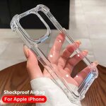 Coque de téléphone transparente antichoc de luxe coque telephone pour for iphone, accessoires de pare ... Coque de téléphone transparente antichoc de luxe coque telephone pour for iphone, accessoires de pare ...