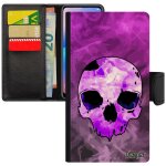 Coque tete de mort pour iphone se 2022 rabat crane metal housse os enfer 4g fantastique halloween squelette ...