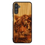 Coque tigre a14 4g 5g en bois silicone marron etui fauve predateur personnalis de tasmanie felin housse ...