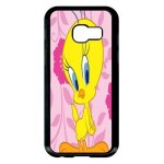 Coque - titi - compatible avec samsung galaxy a3 (2017) - plastique - bord noir