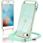 Coque tpu slim iphone 7 / 8 / se 2020 / se 2022 (4, 7 pouces) - bumper silicone, protection camra, cordon ...