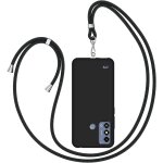 Coque tpu souple pour zte blade a53 (6, 52 ) - noir avec dragonne rglable, protection slim et montage ...